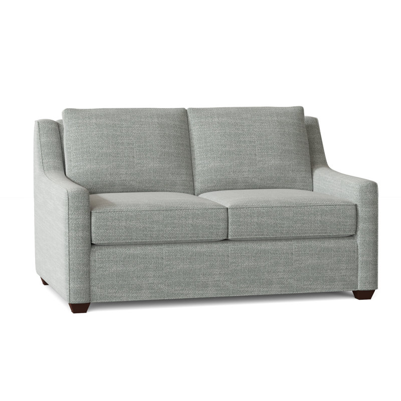 Léa 56" Recessed Arm Sofa Bed with Reversible Cushions & Reviews